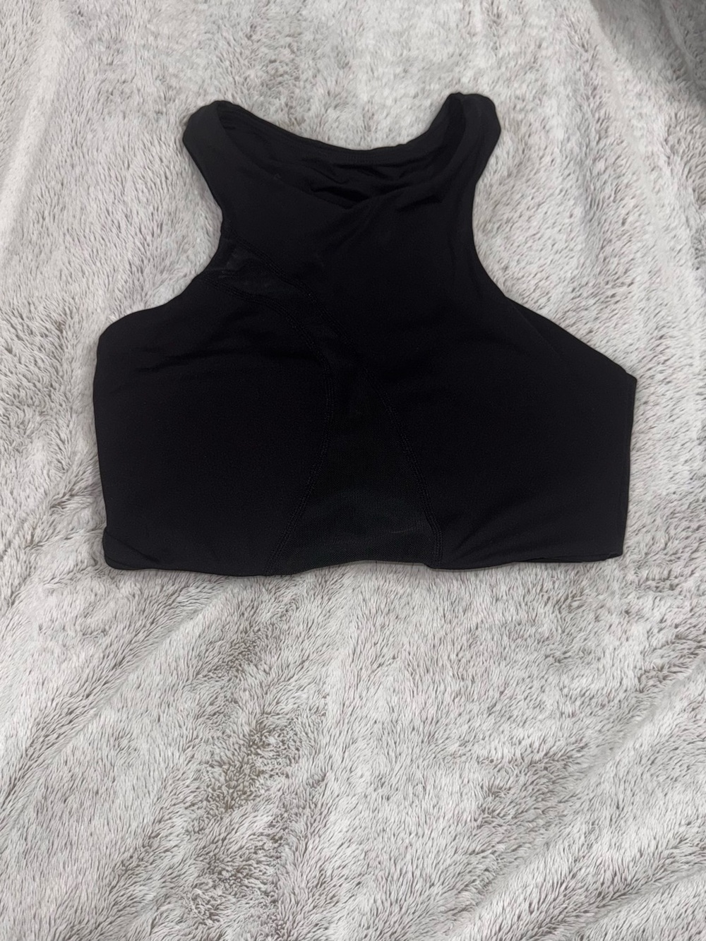 Buffbunny Collection-Black Athletic Crop Top